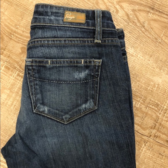 Paige Skyline Ankle Peg Leg Denim Jeans - Picture 4 of 10